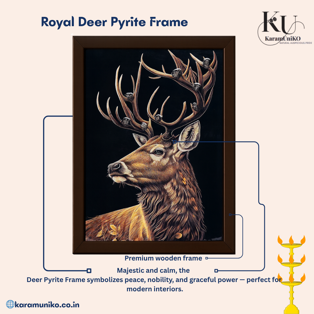 🦌 Royal Deer Pyrite Frame