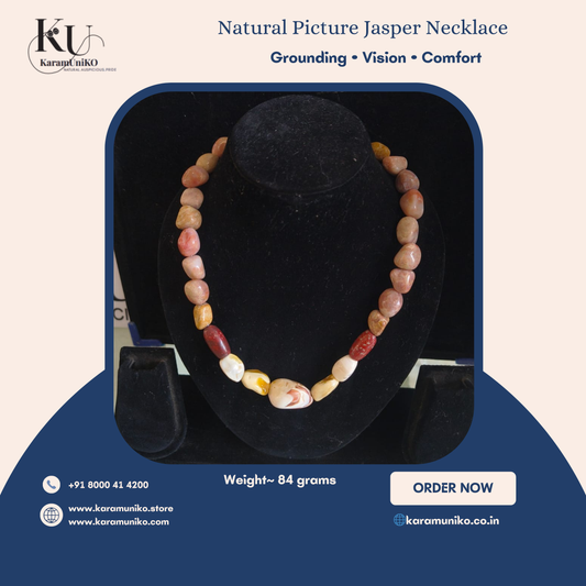 Natural Picture Jasper Necklace