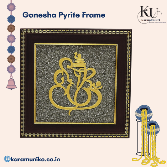 Ganesha Pyrite Frame – Karamuniko Signature Edition