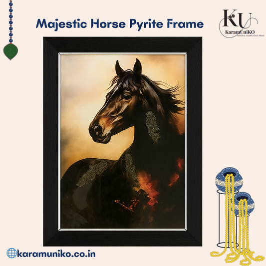 Majestic Horse Pyrite Frame