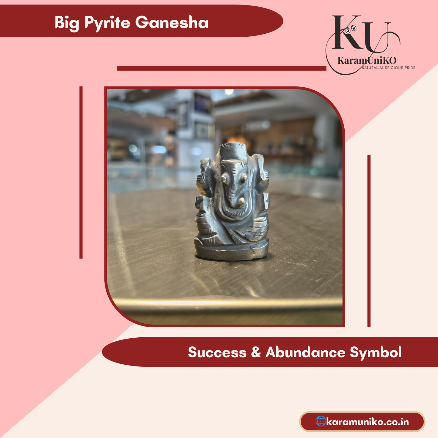 Pyrite Ganesha (Big)