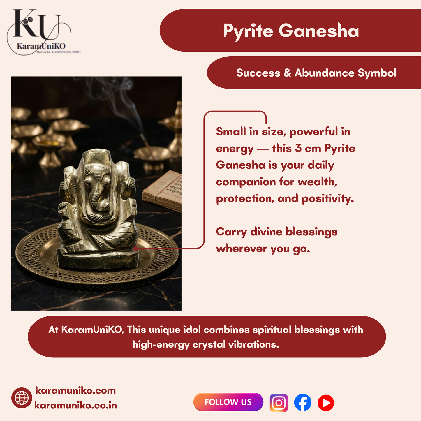 Pyrite Ganesha (Big)