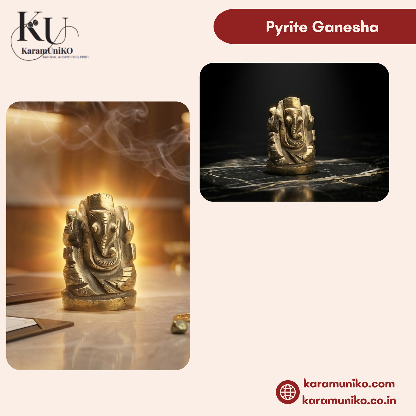 Pyrite Ganesha (Big)