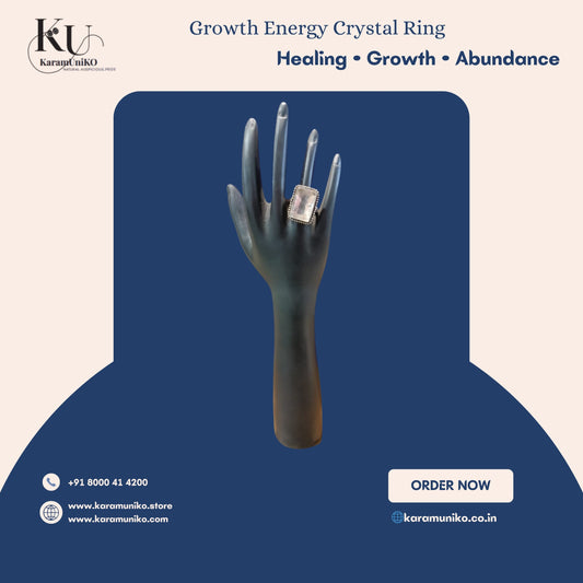 Growth Energy Crystal Ring