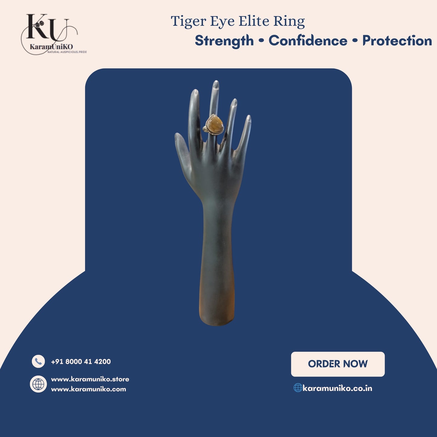 Tiger Eye Elite Ring