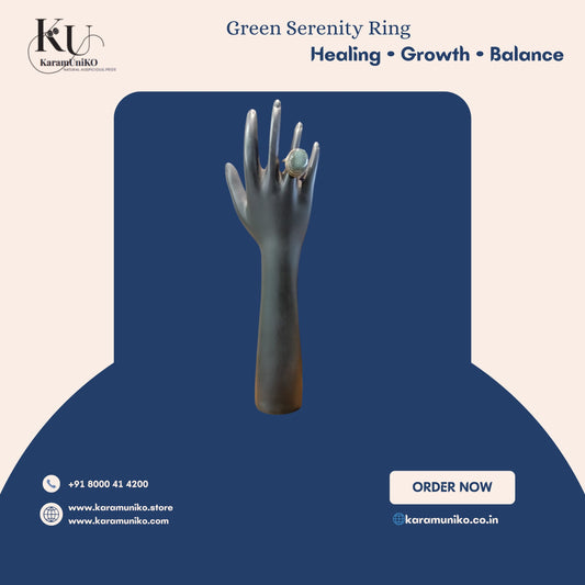 Green Serenity Ring