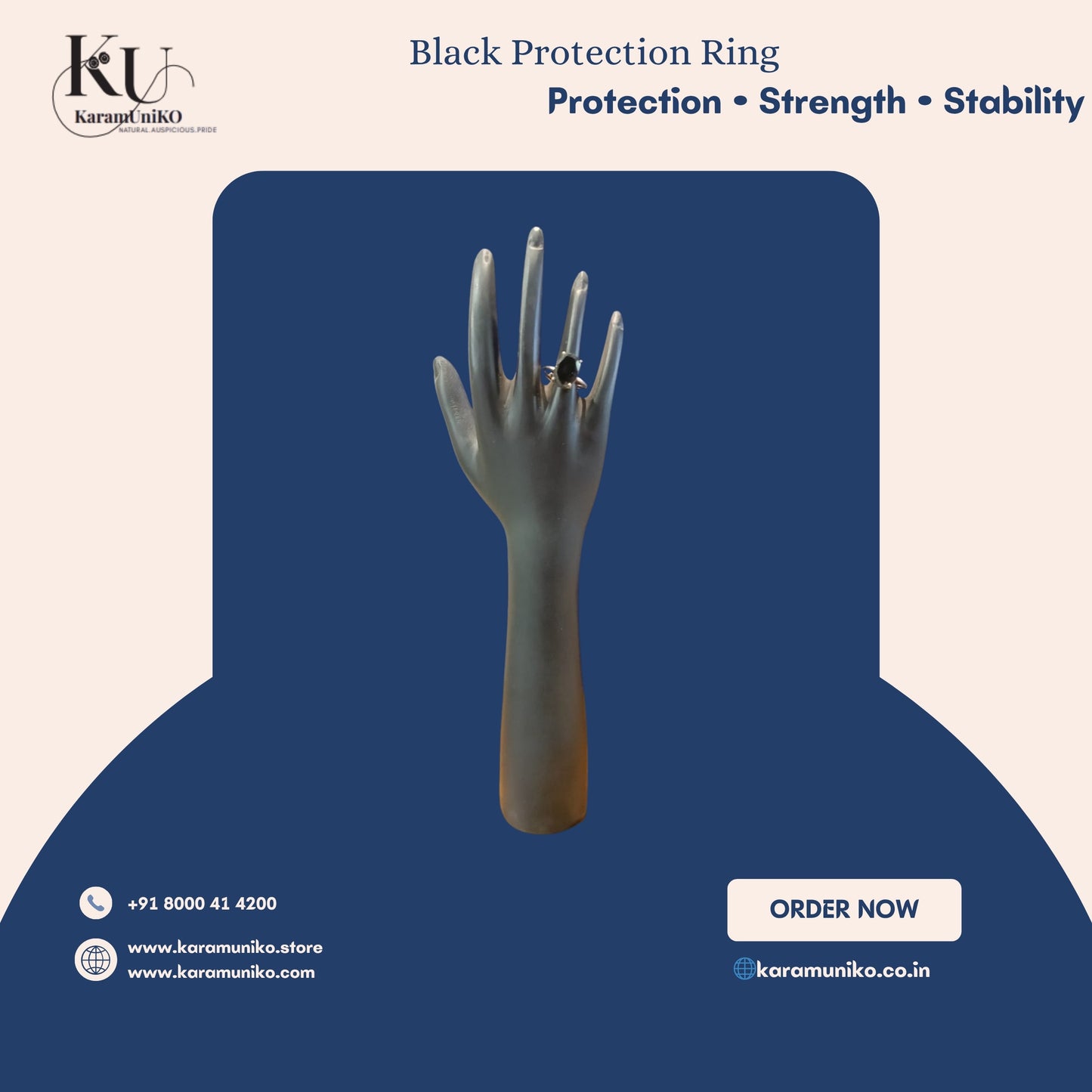 Black Protection Ring