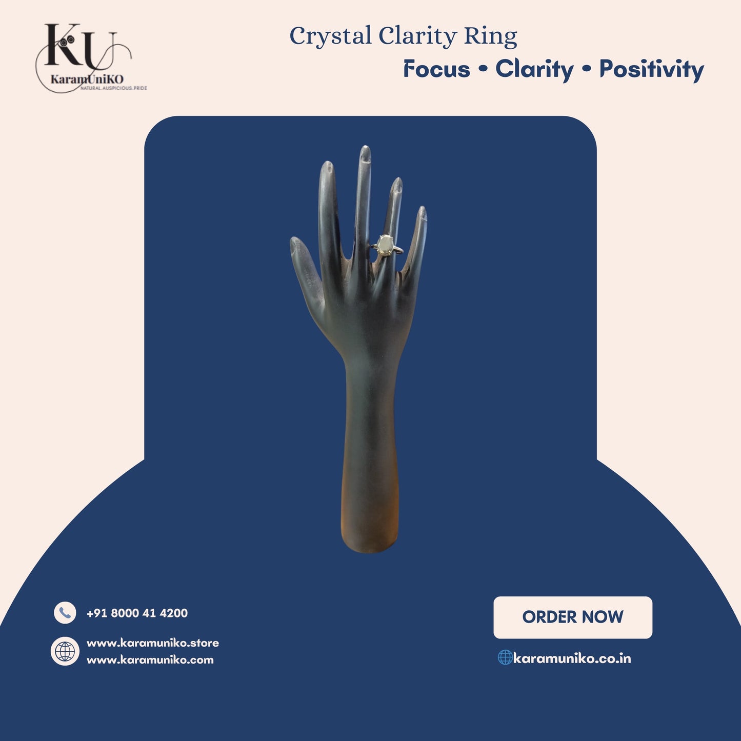 Crystal Clarity Ring