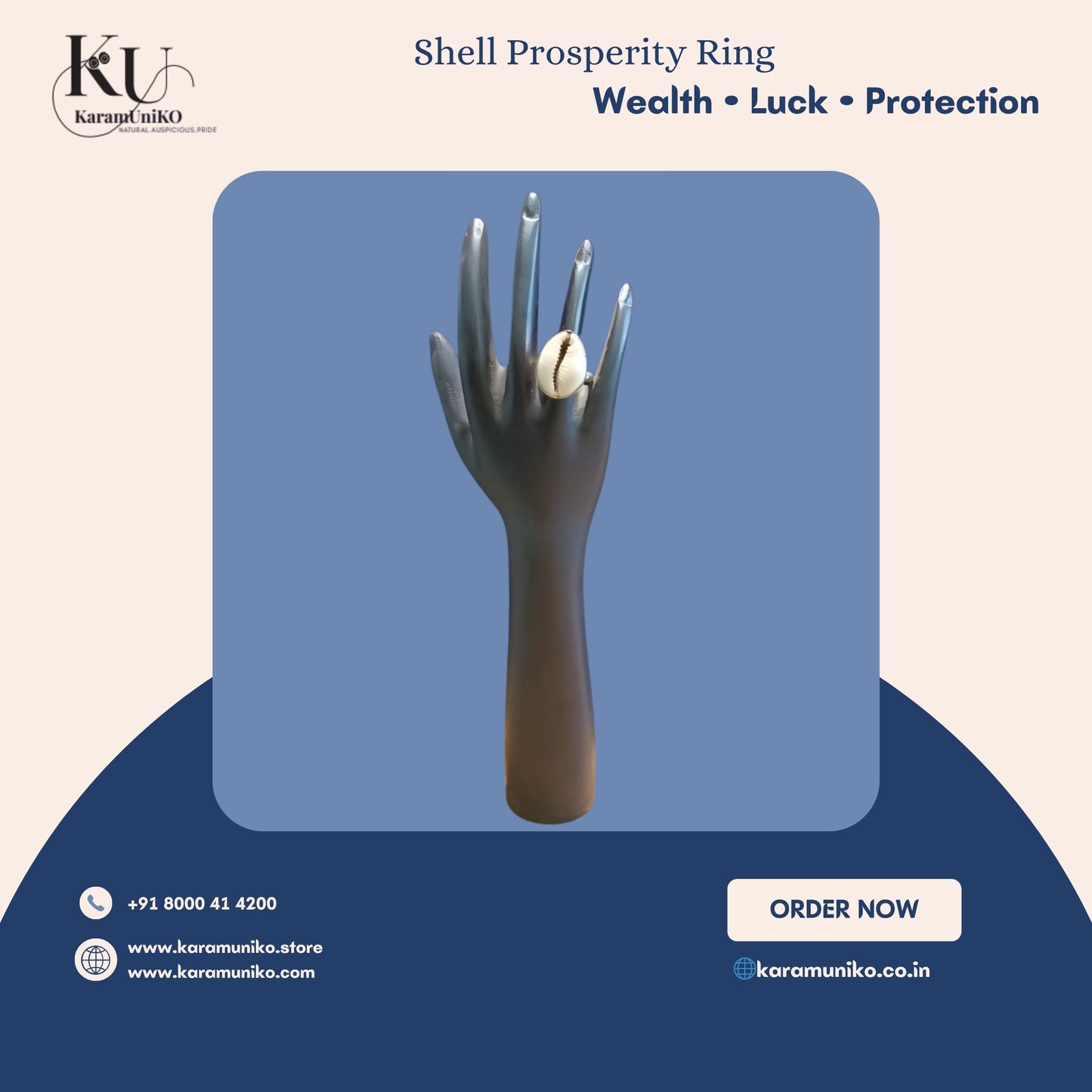 Shell Prosperity Ring