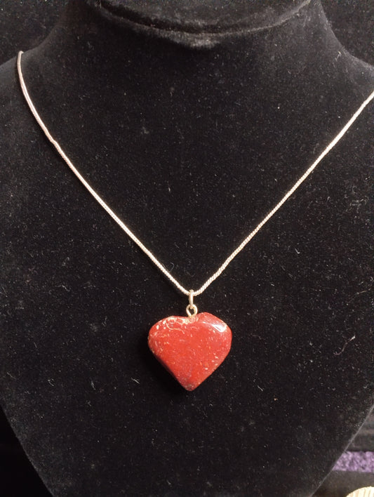 Red Heart shaped pendent