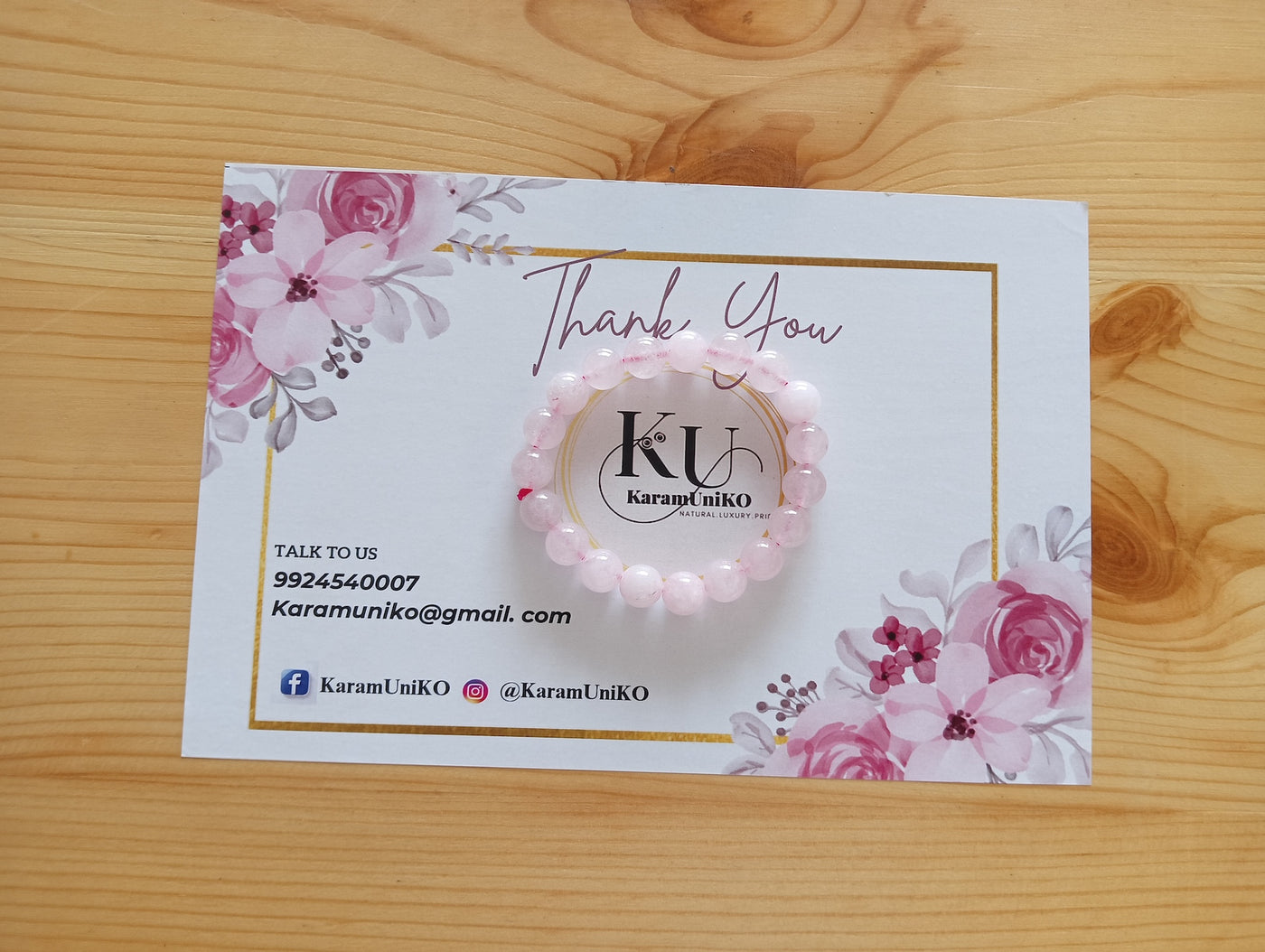 Rose Quartz Bracelet