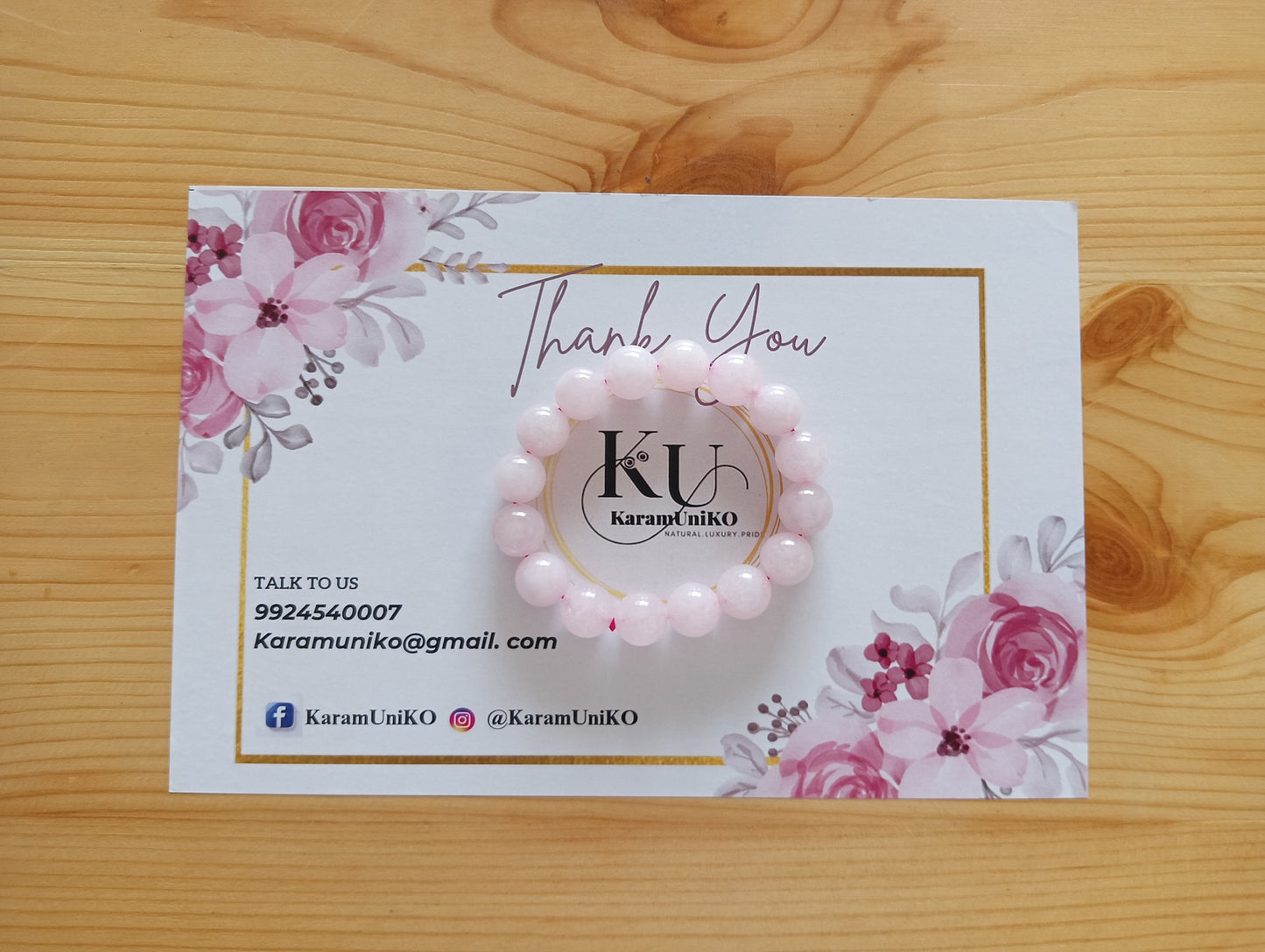 Rose Quartz Bracelet