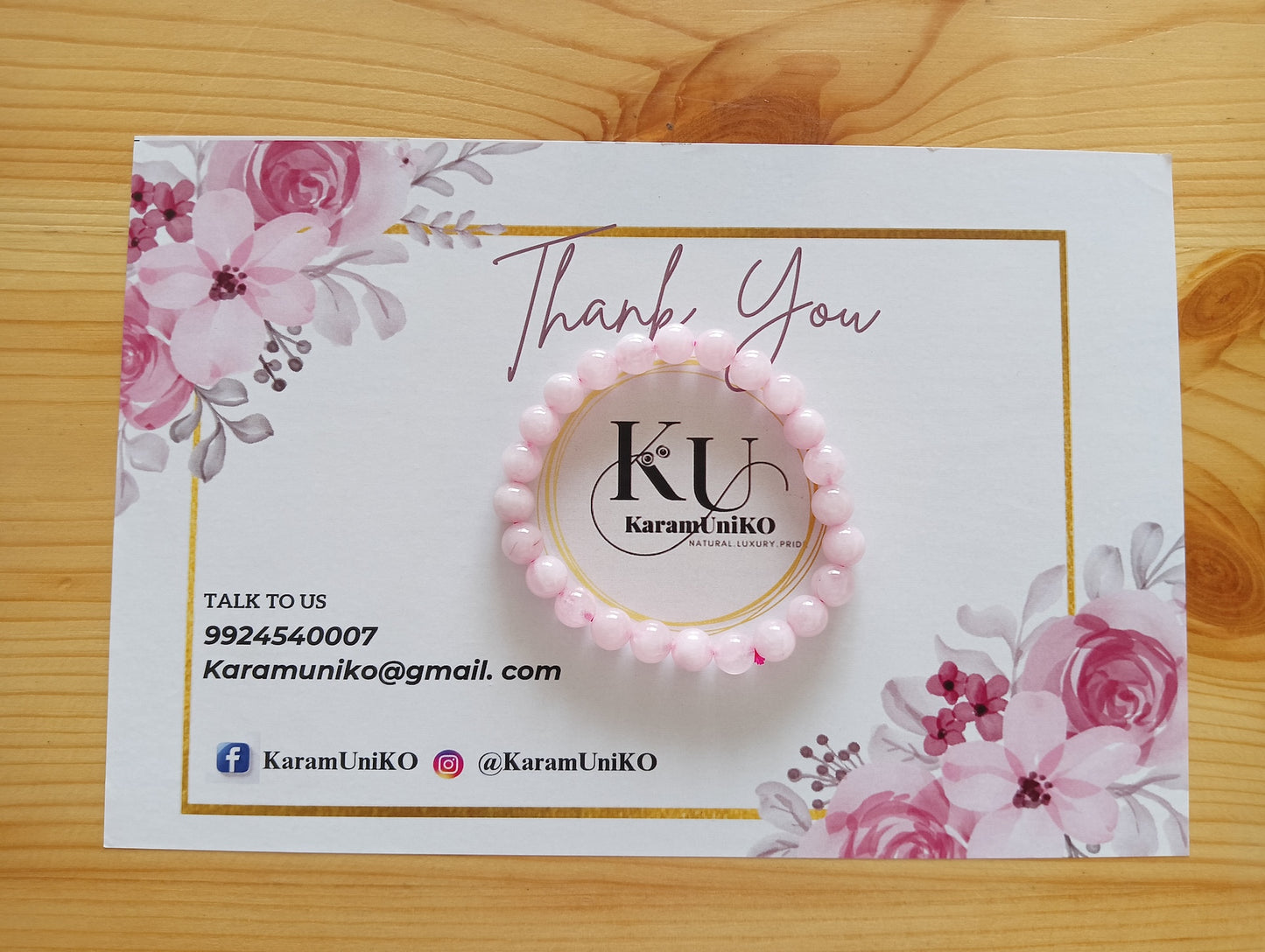 Rose Quartz Bracelet