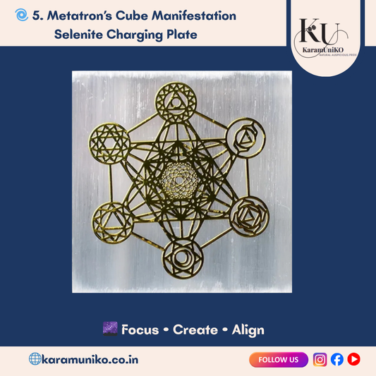 Metatron’s Cube Manifestation Selenite Charging