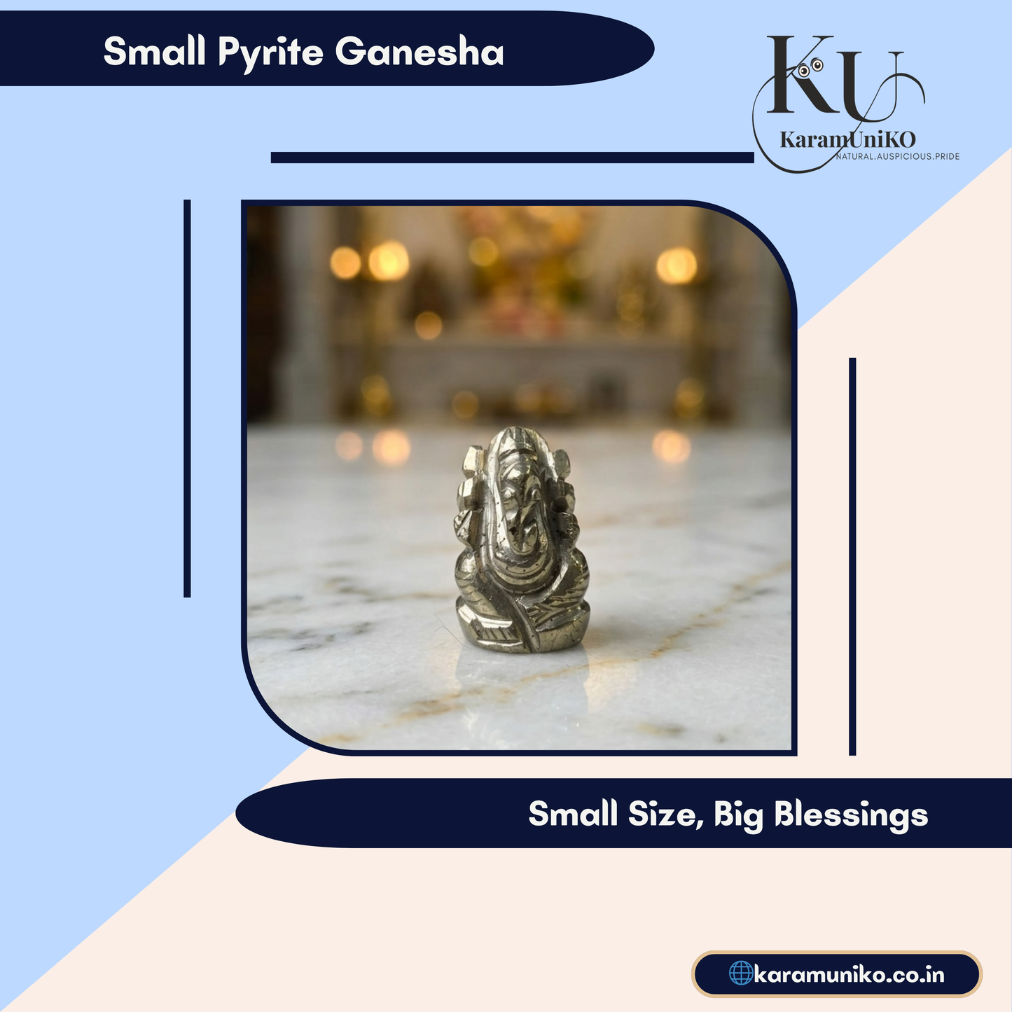 Pyrite Ganesha (Small)