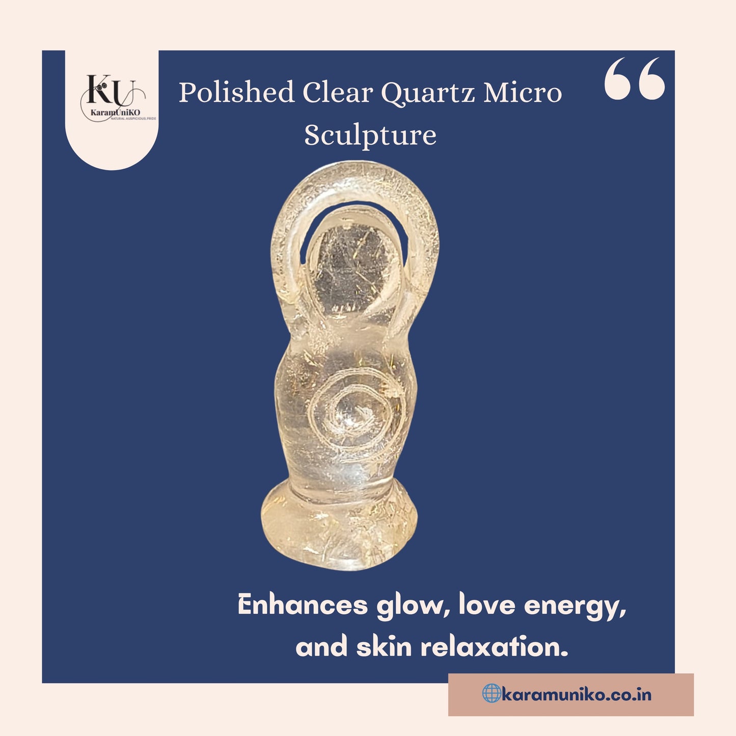 Polished Clear Quartz Micro Sculpture