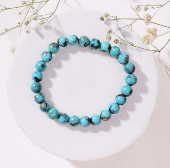 Turquoise Elegance Beaded Bracelet