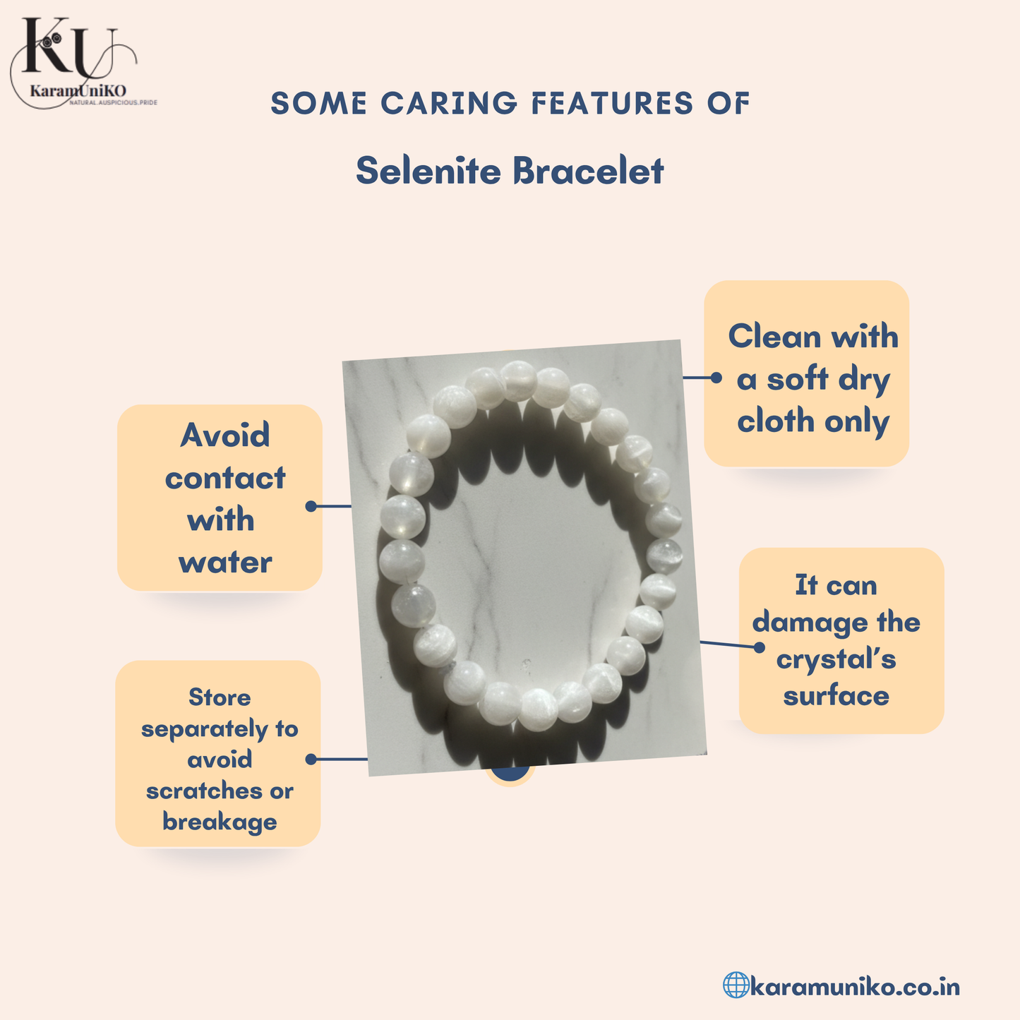 Selenite Bracelet – The Stone of Divine Purity &amp; Energy Cleansing