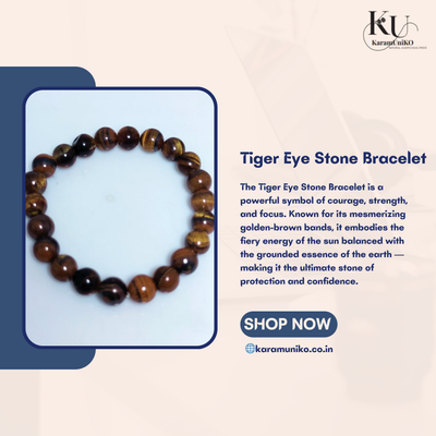 Tiger Eye Stone Bracelet 8mm
