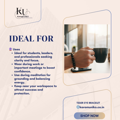 Tiger Eye Stone Bracelet 8mm