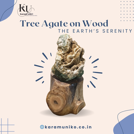 Tree Agate on Wood