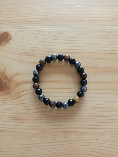 Triple Power (Amethyst, Clear Quartz, Rose Quartz) Bracelet