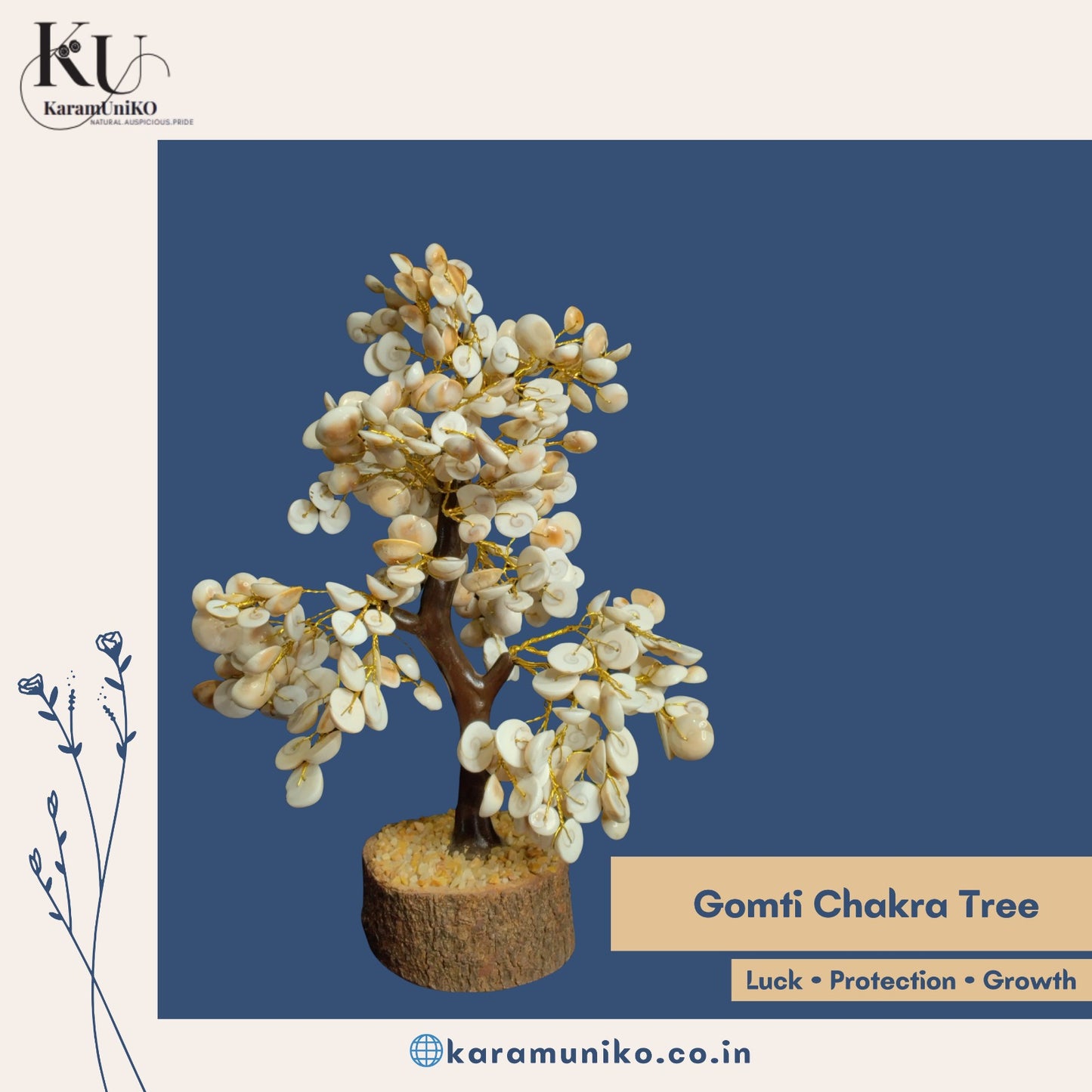 Gomti Chakra Prosperity Tree