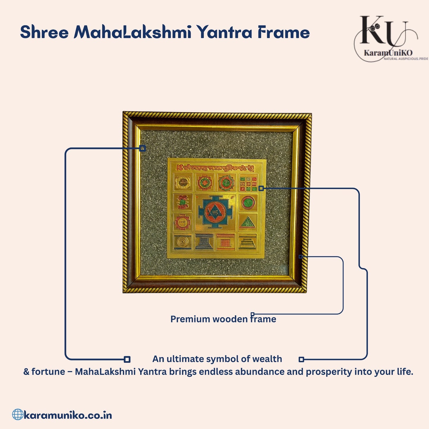 shree Mahalaxmi Yantra Frame