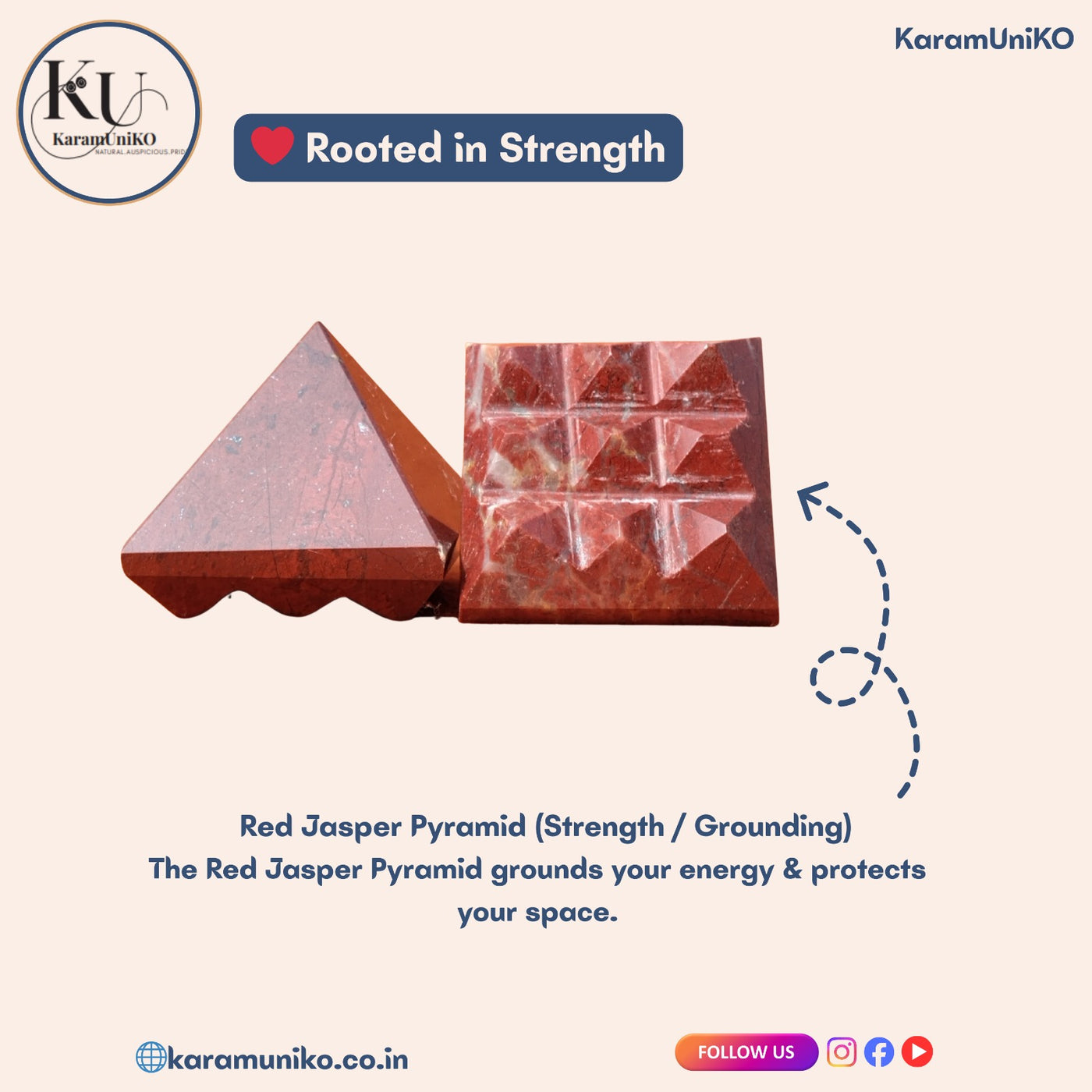 Red Jasper Pyramid & Sacred Geometry