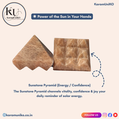 Natural Stone Nine Pyramid (Nav Mukhi) Vastu Energizer