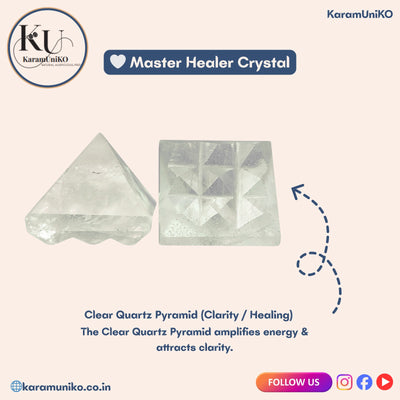 Clear Quartz 9 Pyramid