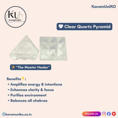 Clear Quartz 9 Pyramid